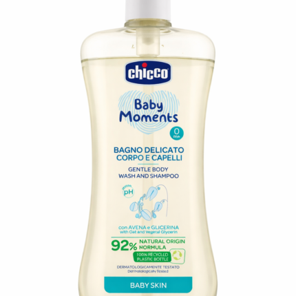 شامپو سر و بدن نوزاد ۵۰۰ میلی‌لیتر چیکو Chicco Baby Moments