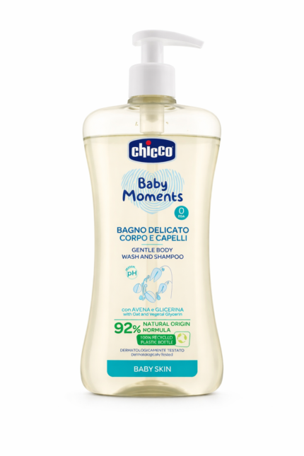 شامپو سر و بدن نوزاد ۵۰۰ میلیلیتر چیکو Chicco Baby Moments